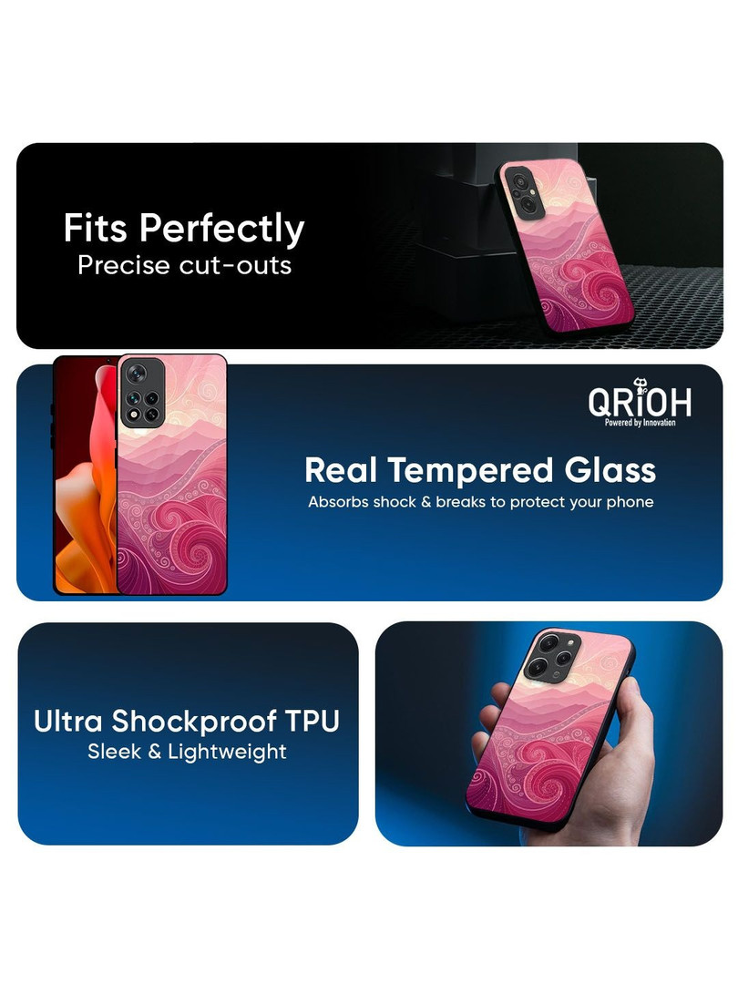 QRIOH Abstract Printed Redmi 15 5G Back Case Mobile Accessories